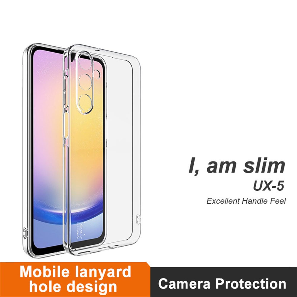 IMAK IMAK Samsung Galaxy A16 Skal TPU Ultra Slim Transparent - Teknikhallen.se