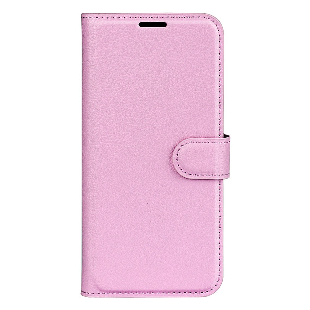  Xiaomi 14 Ultra Fodral Litchi Läder Ljus Rosa - Teknikhallen.se