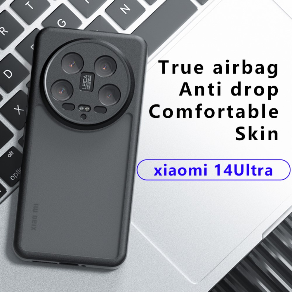  Xiaomi 14 Ultra Skal Shockproof Hybrid Svart - Teknikhallen.se