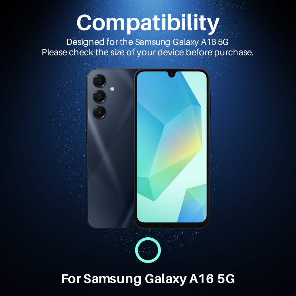 NORTHJO NORTHJO Samsung Galaxy A16 Linsskydd Härdat Glas Svart - Teknikhallen.se