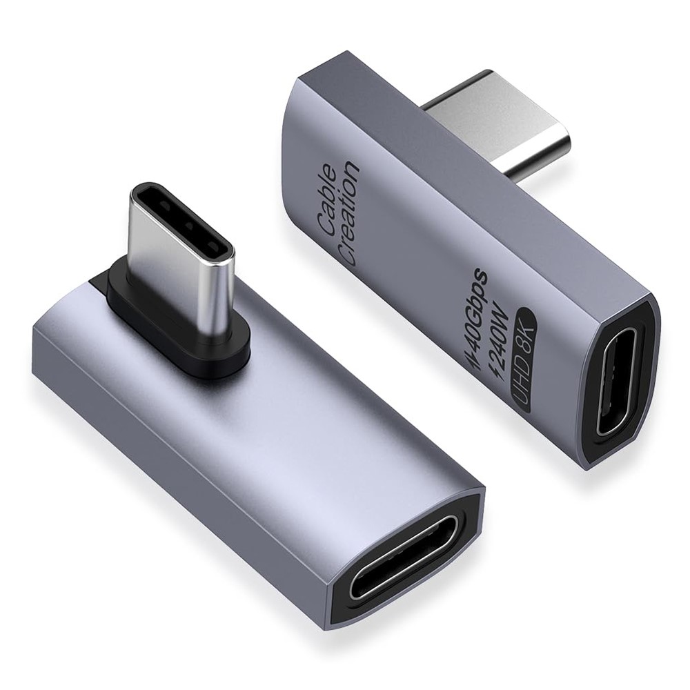 CableCreation CableCreation USB-C Hona - USB-C Hane Adapter Grå - Teknikhallen.se