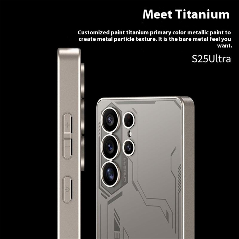 GKK GKK Samsung Galaxy S25 Ultra Skal Skin Touch Titanium Grey - Teknikhallen.se