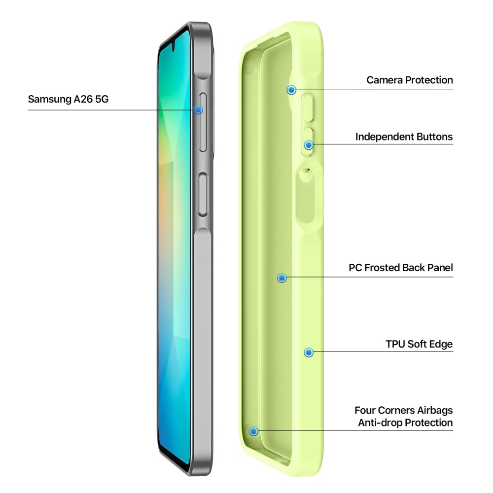 DUX DUCIS DUX DUCIS Galaxy A16 / A26 5G Skal Yind Series Matt - Teknikhallen.se