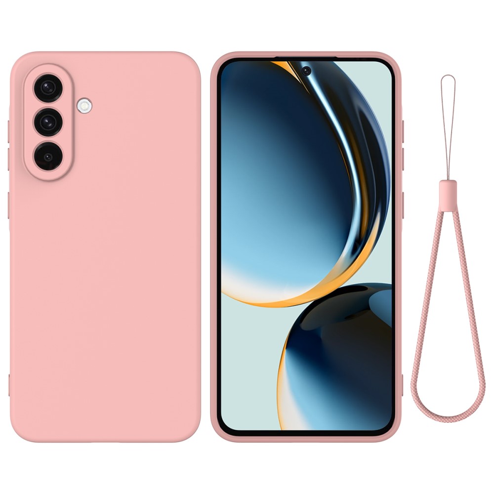  Samsung Galaxy A26 5G Skal Liquid Silikon Rosa - Teknikhallen.se