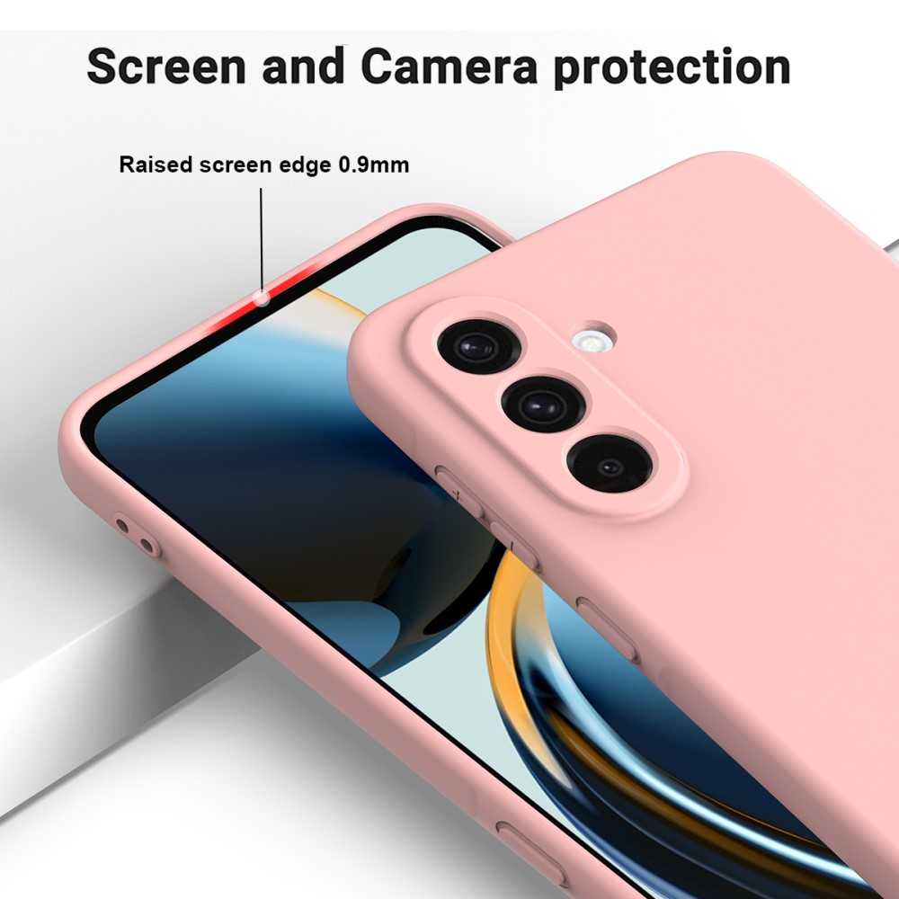  Samsung Galaxy A26 5G Skal Liquid Silikon Rosa - Teknikhallen.se