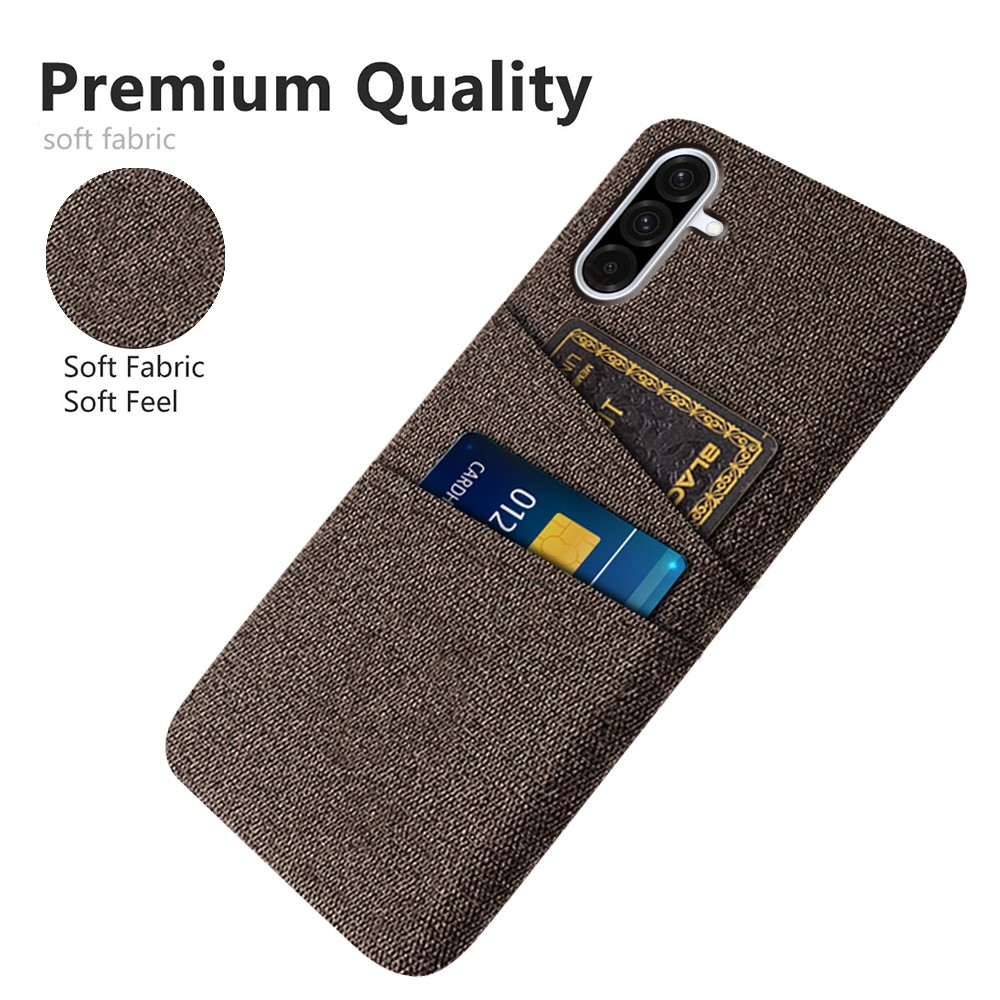  Samsung Galaxy A56 5G / A36 5G Skal Med Kortfack Tygbelagt - Teknikhallen.se