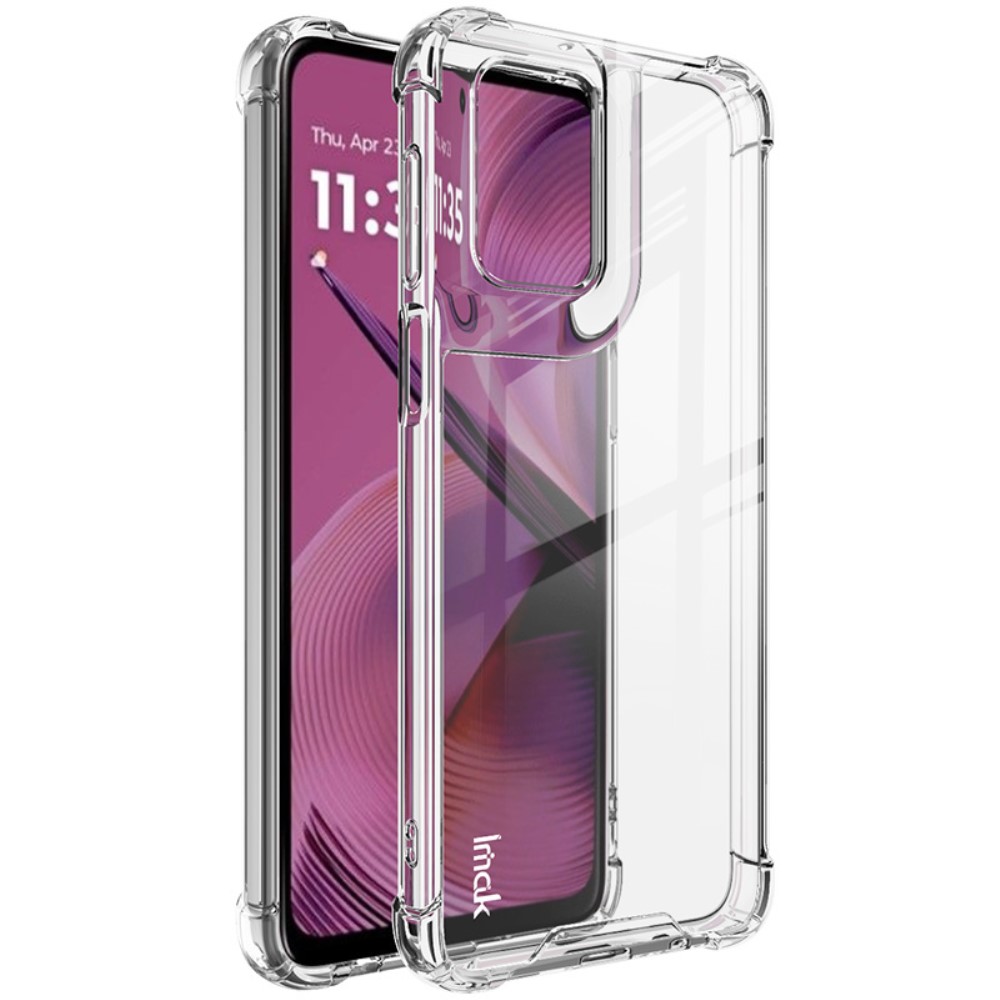 IMAK IMAK Motorola Moto G55 5G Skal Shockproof Transparent - Teknikhallen.se