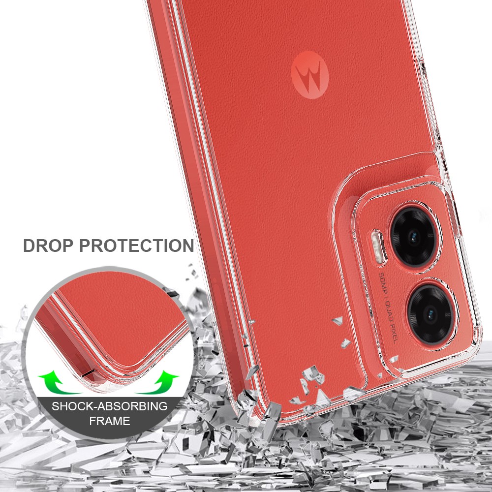  Motorola Moto G35 5G Skal TPU / Akryl Transparent - Teknikhallen.se