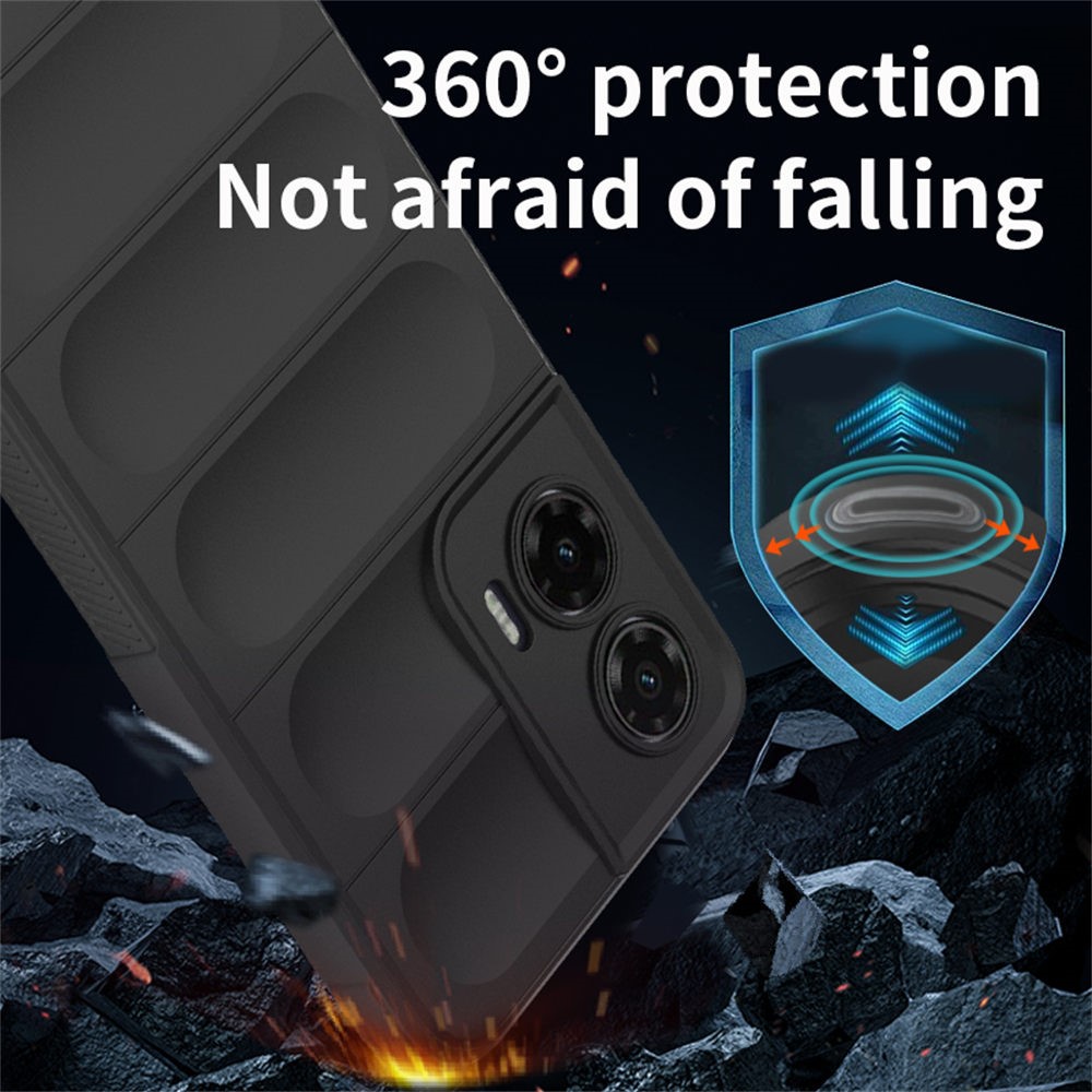  Motorola Moto G35 5G Skal Magic Shield Vinröd - Teknikhallen.se