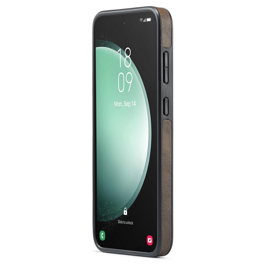 DG.MING DG.MING Samsung Galaxy S25 Skal Läderbelagt Brun - Teknikhallen.se