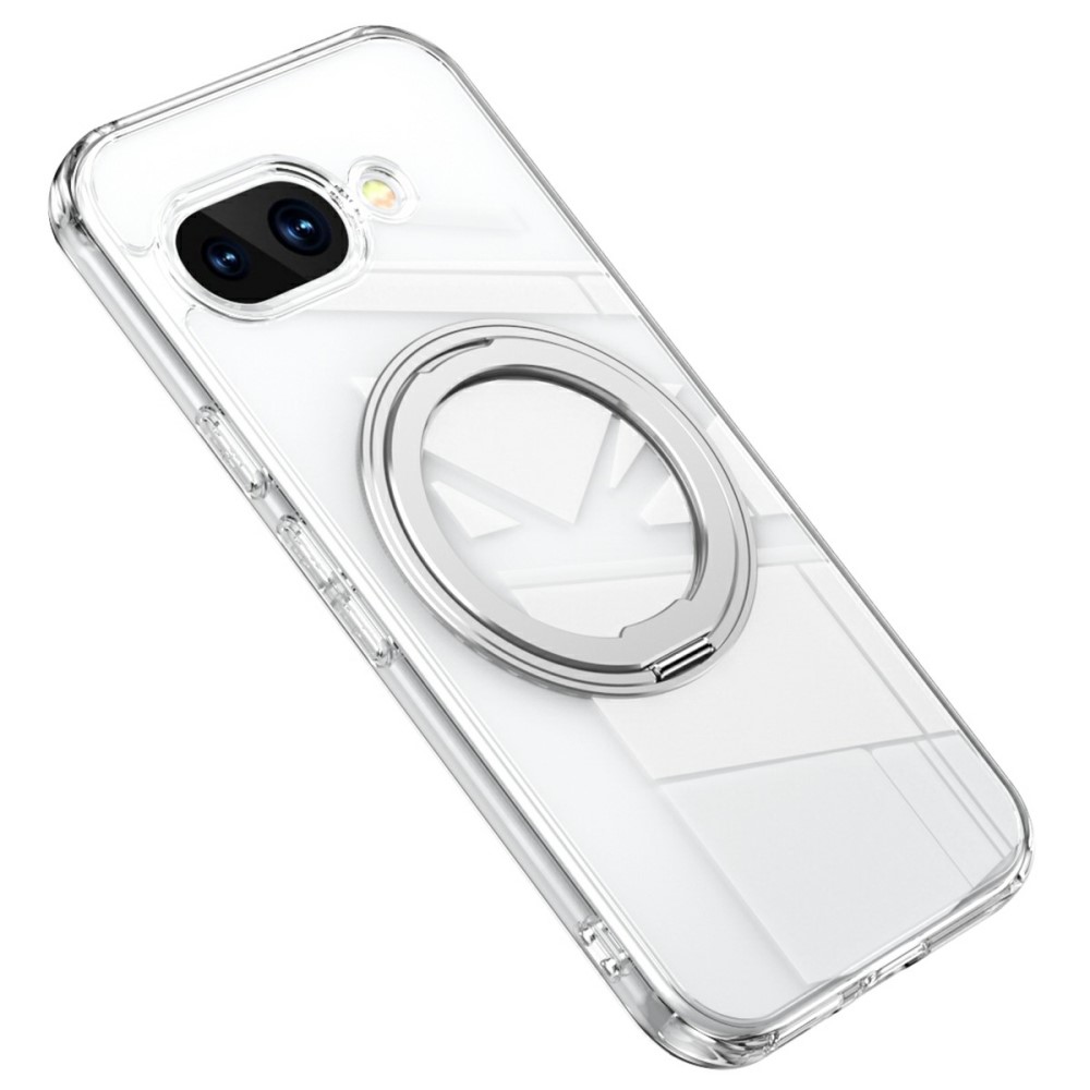  Google Pixel 9a Skal MagSafe Hybrid Kickstand Transparent - Teknikhallen.se