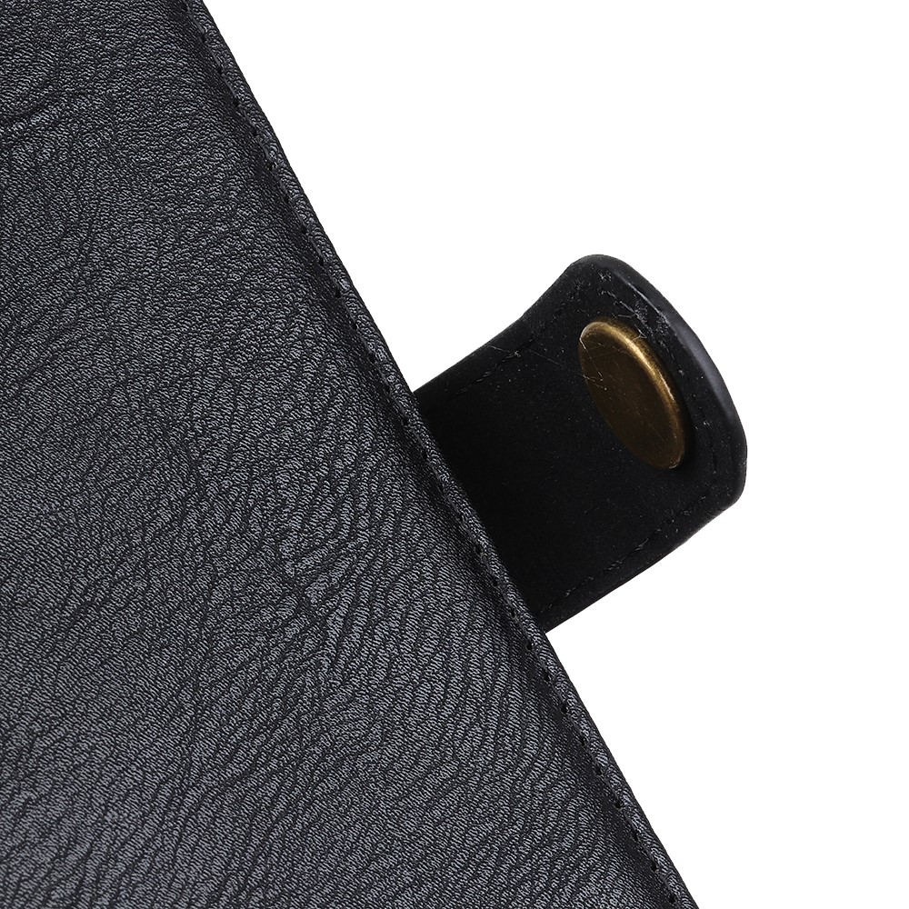 KHAZNEH KHAZNEH Samsung Galaxy S25 Edge Fodral Läder Svart - Teknikhallen.se