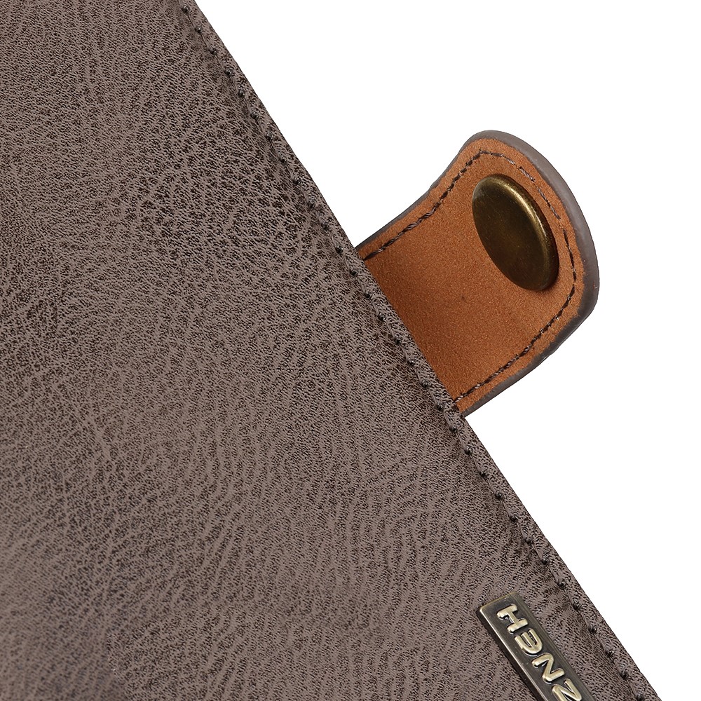 KHAZNEH KHAZNEH Samsung Galaxy S25 Edge Fodral Läder Khaki - Teknikhallen.se