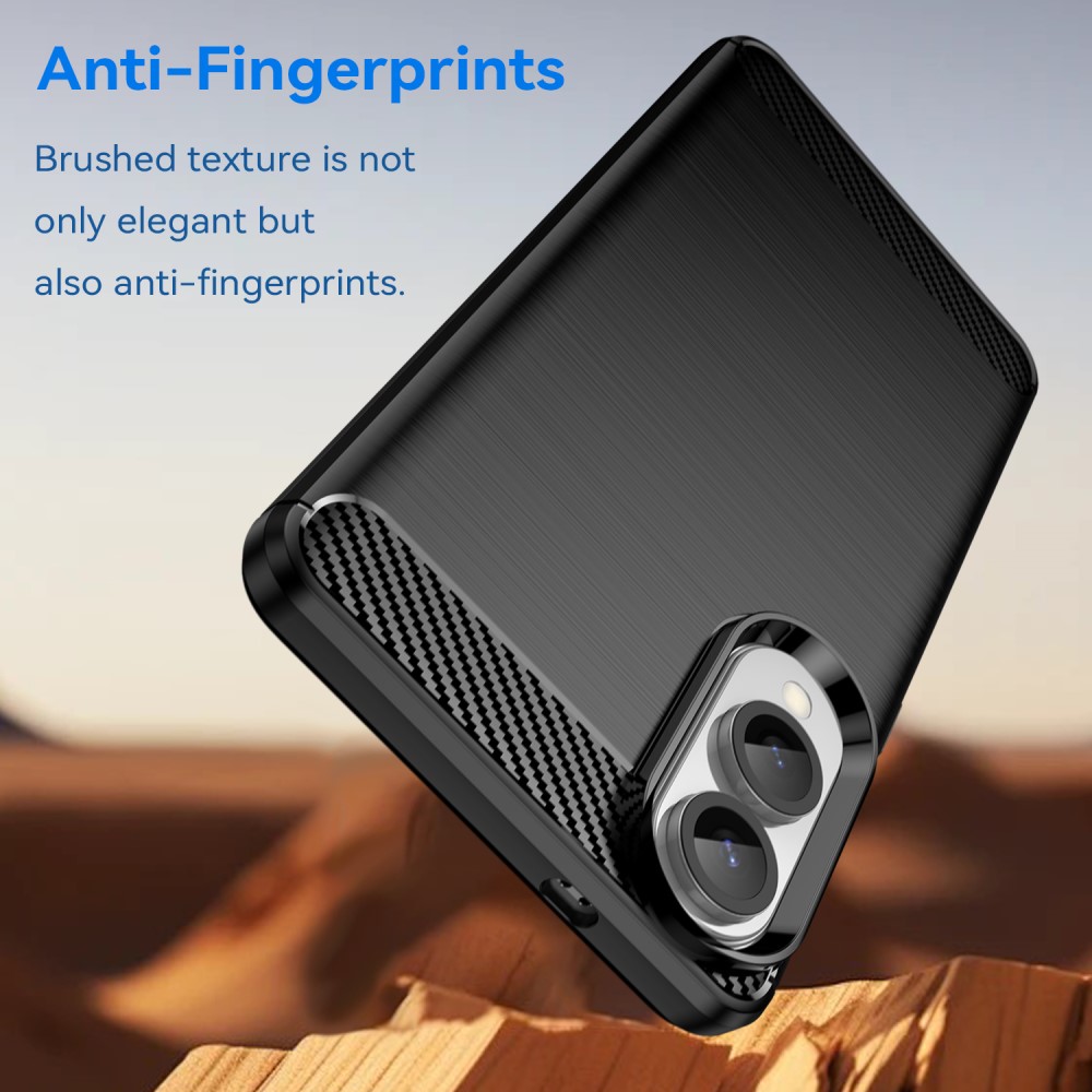 Samsung Galaxy S25 Edge Skal Borstad Stål Svart - Teknikhallen.se