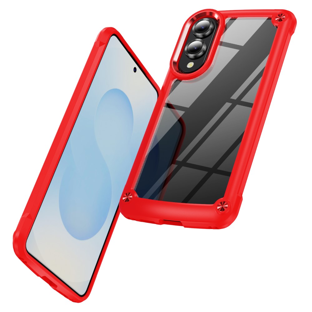  Samsung Galaxy S25 Edge Skal Xtreme Shockproof Hybrid Röd - Teknikhallen.se