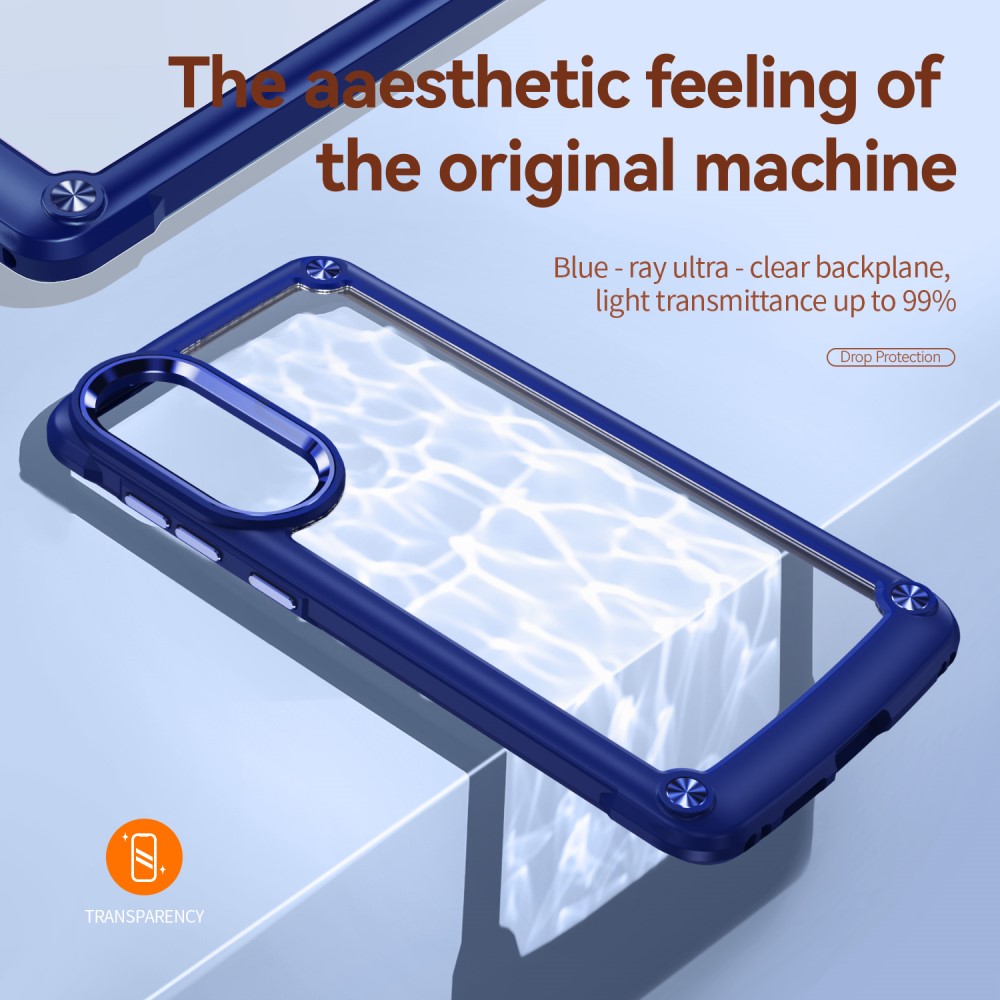  Samsung Galaxy S25 Edge Skal Xtreme Shockproof Hybrid Blå - Teknikhallen.se