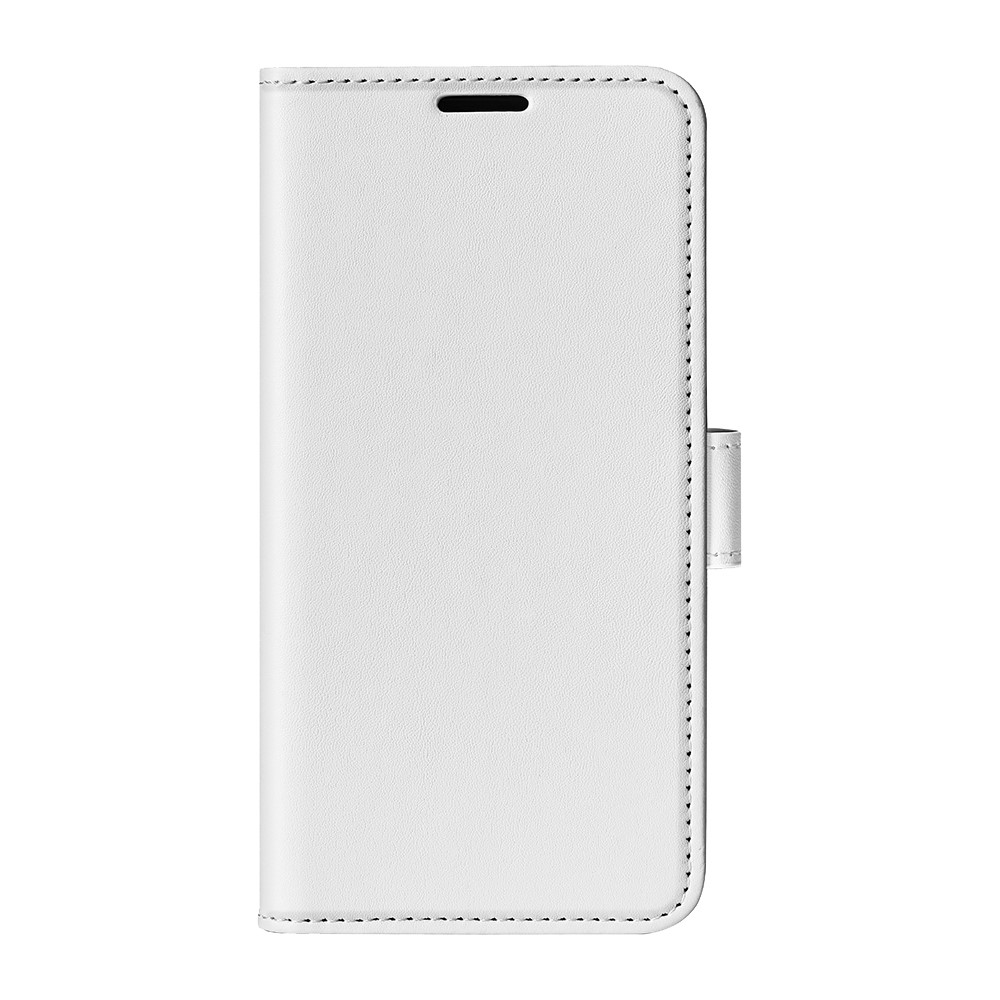  Samsung Galaxy S25 Edge Fodral Crazy Horse Läder Vit - Teknikhallen.se