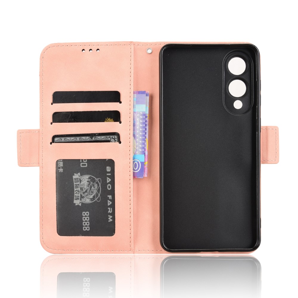  Samsung Galaxy S25 Edge Fodral Med Avtagbart Kortfodral Rosa - Teknikhallen.se