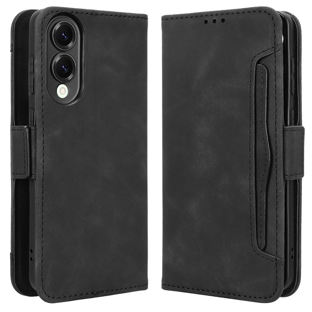  Samsung Galaxy S25 Edge Fodral Med Avtagbart Kortfodral Svart - Teknikhallen.se