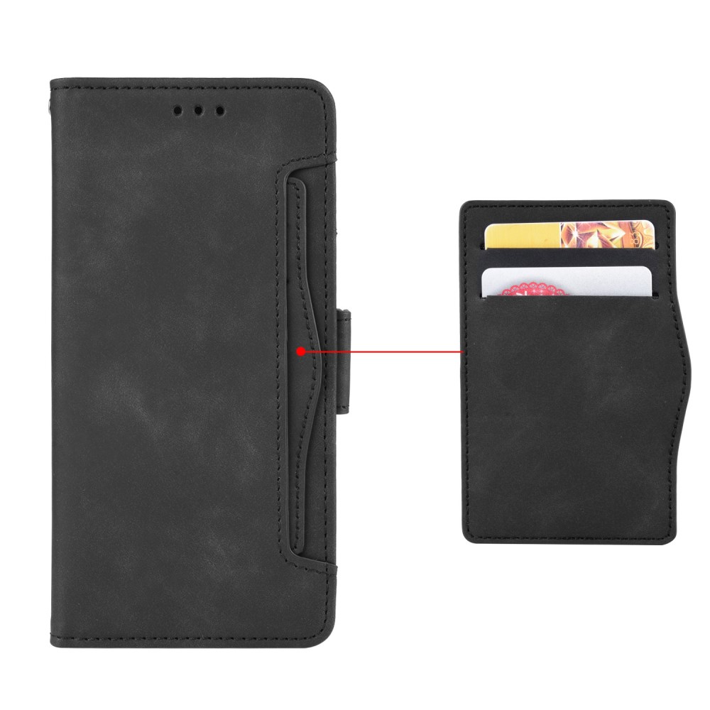  Samsung Galaxy S25 Edge Fodral Med Avtagbart Kortfodral Svart - Teknikhallen.se