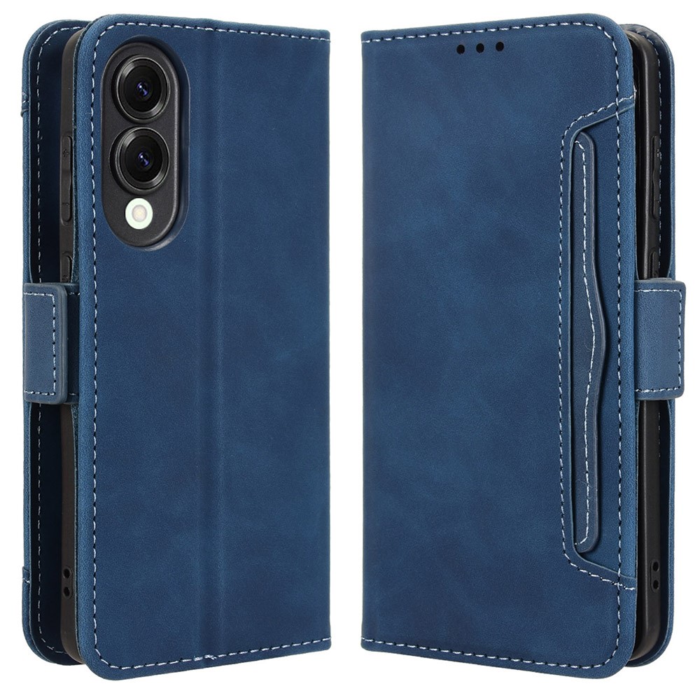  Samsung Galaxy S25 Edge Fodral Med Avtagbart Kortfodral Blå - Teknikhallen.se