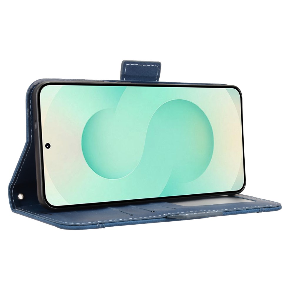  Samsung Galaxy S25 Edge Fodral Med Avtagbart Kortfodral Blå - Teknikhallen.se
