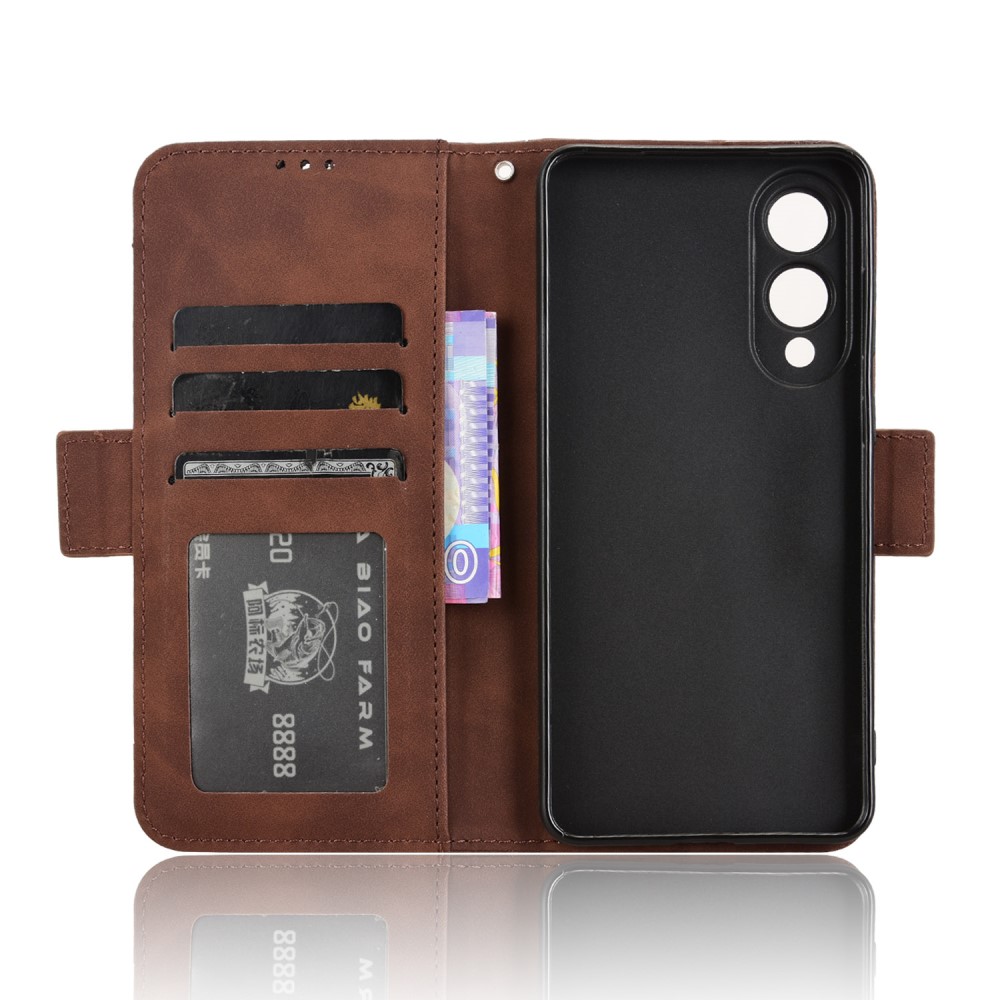  Samsung Galaxy S25 Edge Fodral Med Avtagbart Kortfodral Brun - Teknikhallen.se
