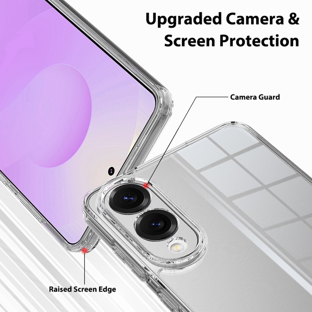  Samsung Galaxy S25 Edge Skal TPU / Akryl Transparent - Teknikhallen.se