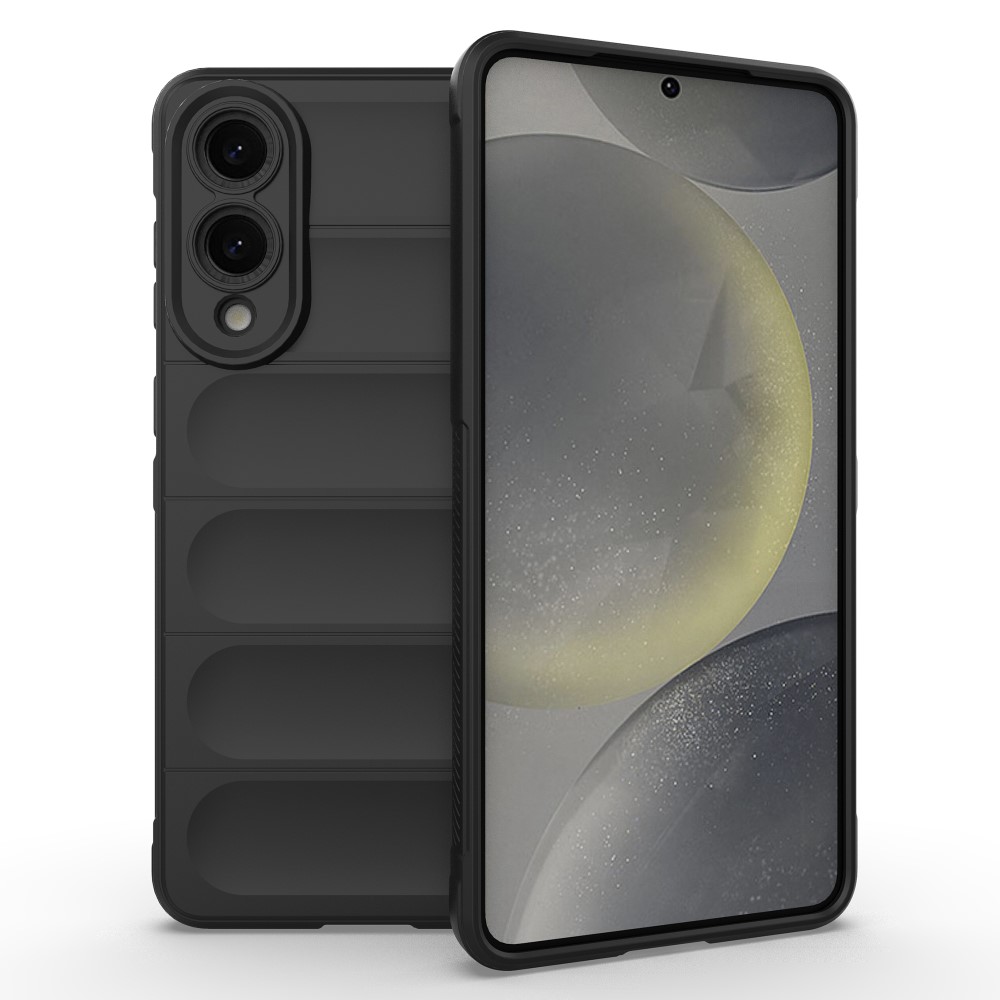  Samsung Galaxy S25 Edge Skal Magic Shield Svart - Teknikhallen.se
