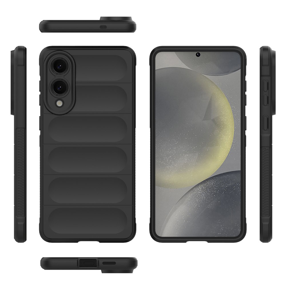  Samsung Galaxy S25 Edge Skal Magic Shield Svart - Teknikhallen.se
