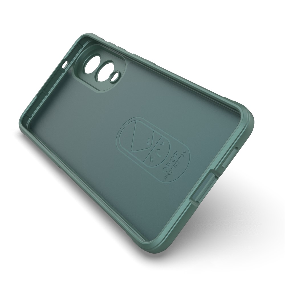  Samsung Galaxy S25 Edge Skal Magic Shield Grön - Teknikhallen.se