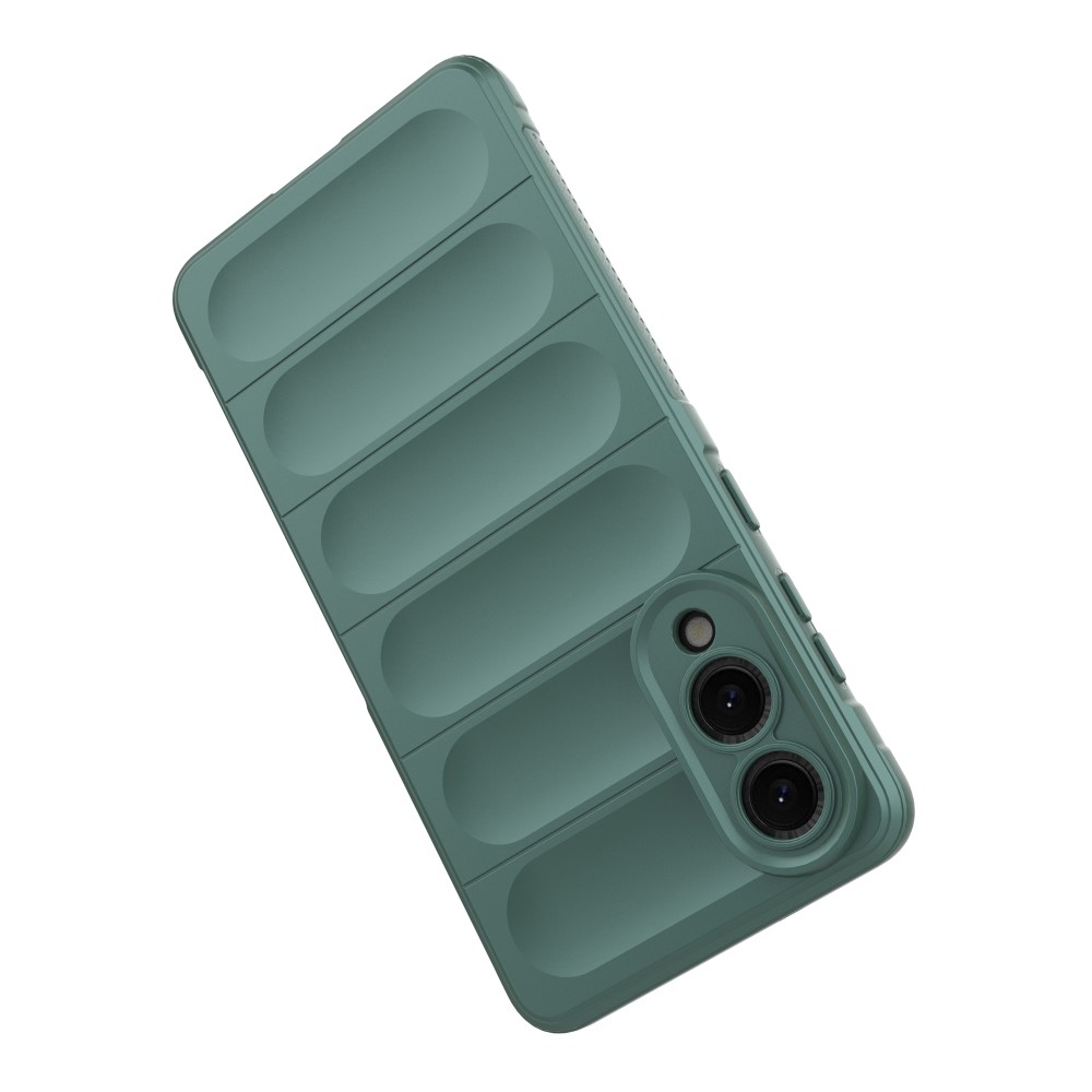  Samsung Galaxy S25 Edge Skal Magic Shield Grön - Teknikhallen.se