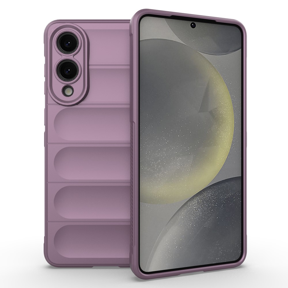  Samsung Galaxy S25 Edge Skal Magic Shield Lila - Teknikhallen.se