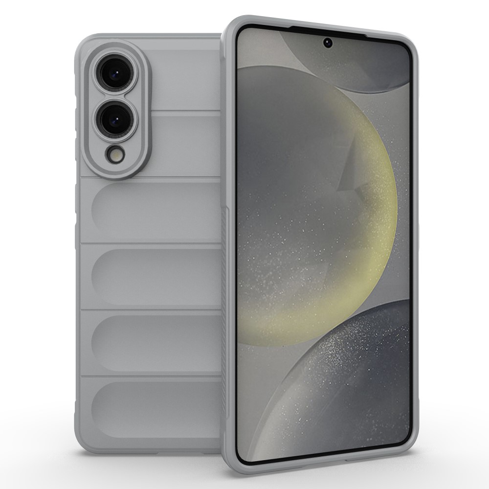  Samsung Galaxy S25 Edge Skal Magic Shield Ljus Grå - Teknikhallen.se