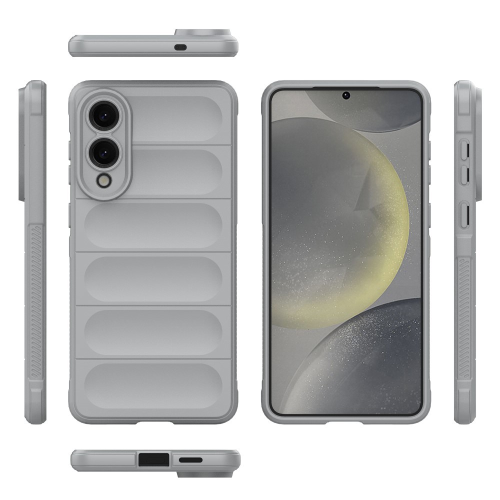  Samsung Galaxy S25 Edge Skal Magic Shield Ljus Grå - Teknikhallen.se