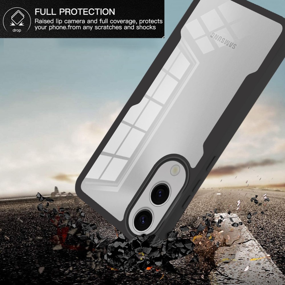  Samsung Galaxy S25 Edge Skal 360 Hybrid Defense Svart - Teknikhallen.se