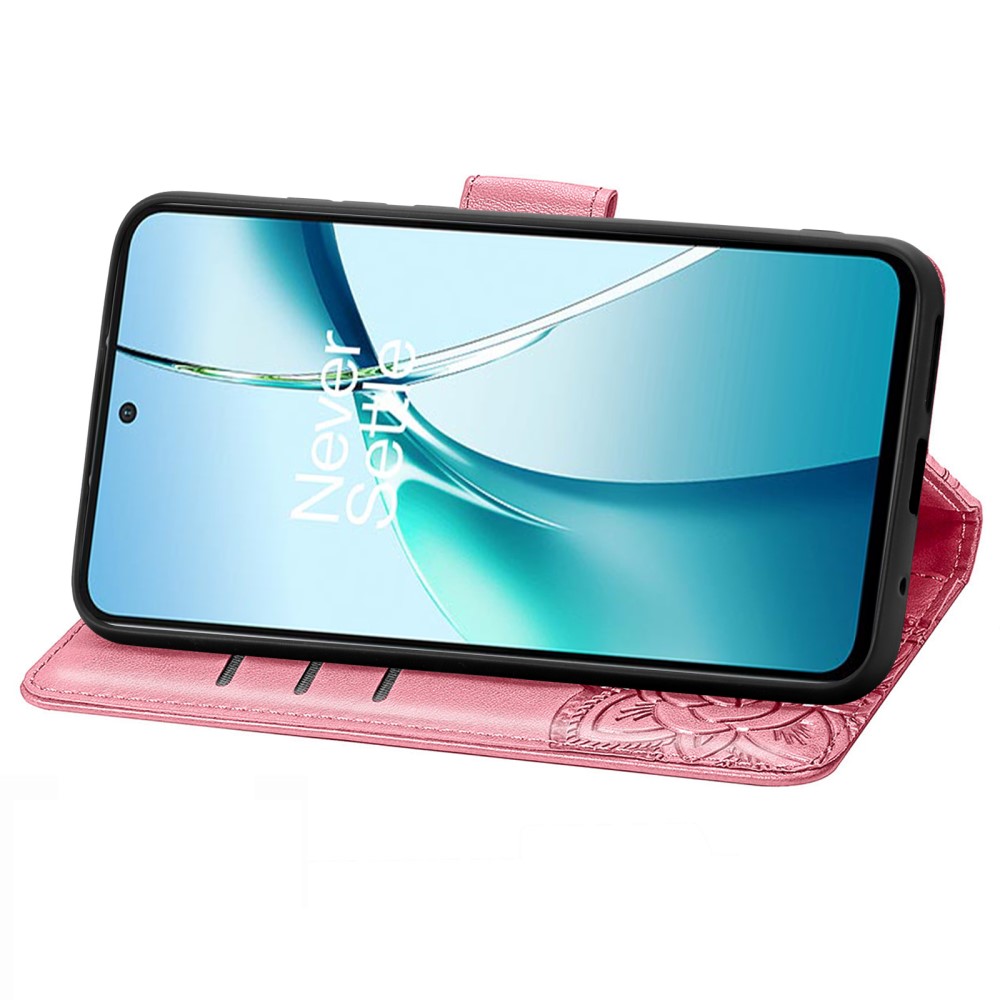  Samsung Galaxy S25 Edge Fodral Med Fjäril Tryck Rosa - Teknikhallen.se