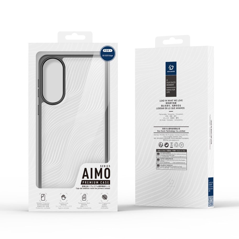 DUX DUCIS DUX DUCIS Samsung Galaxy S25 Edge Skal Aimo Series Svart - Teknikhallen.se