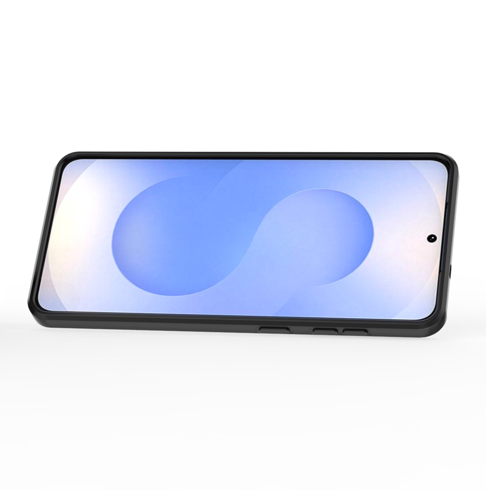  Samsung Galaxy S25 Edge Skal CamShield Ring Hybrid Svart - Teknikhallen.se