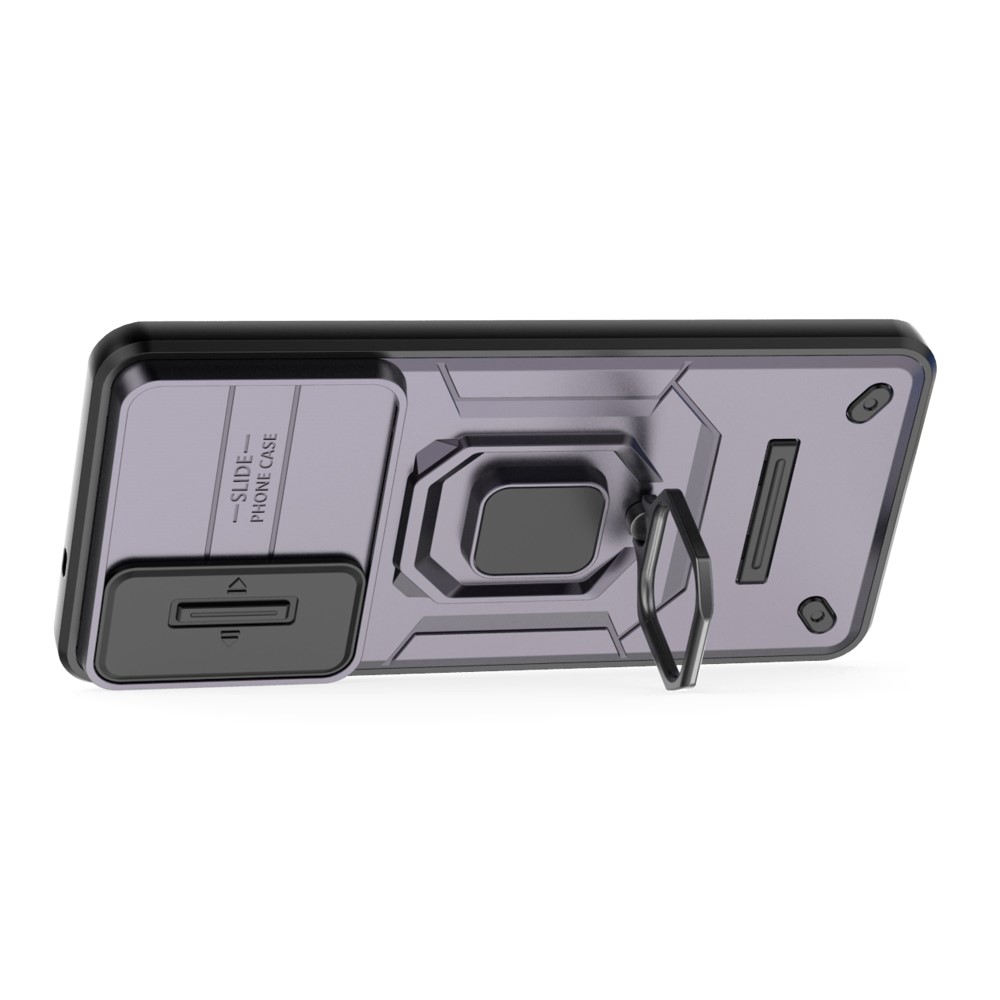  Samsung Galaxy S25 Edge Skal CamShield Ring Hybrid Lila - Teknikhallen.se