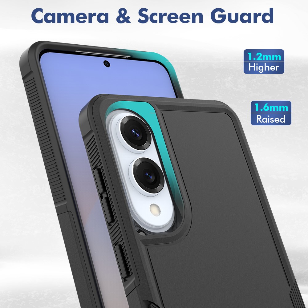  Samsung Galaxy S25 Edge Skal Extreme Shockproof Hybrid Svart - Teknikhallen.se