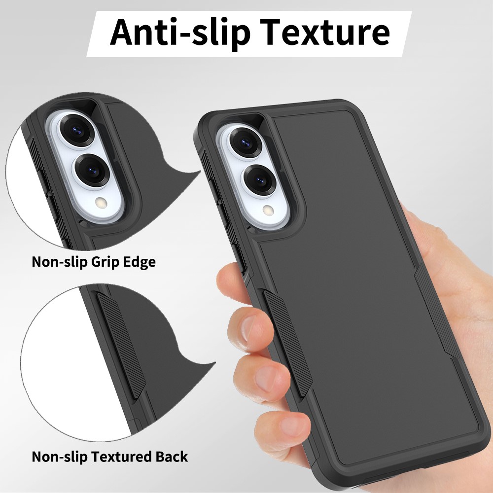 Samsung Galaxy S25 Edge Skal Extreme Shockproof Hybrid Svart - Teknikhallen.se
