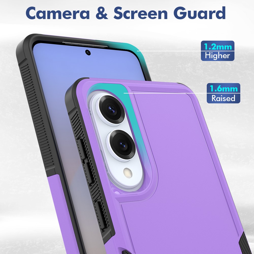  Samsung Galaxy S25 Edge Skal Extreme Shockproof Hybrid Lila - Teknikhallen.se