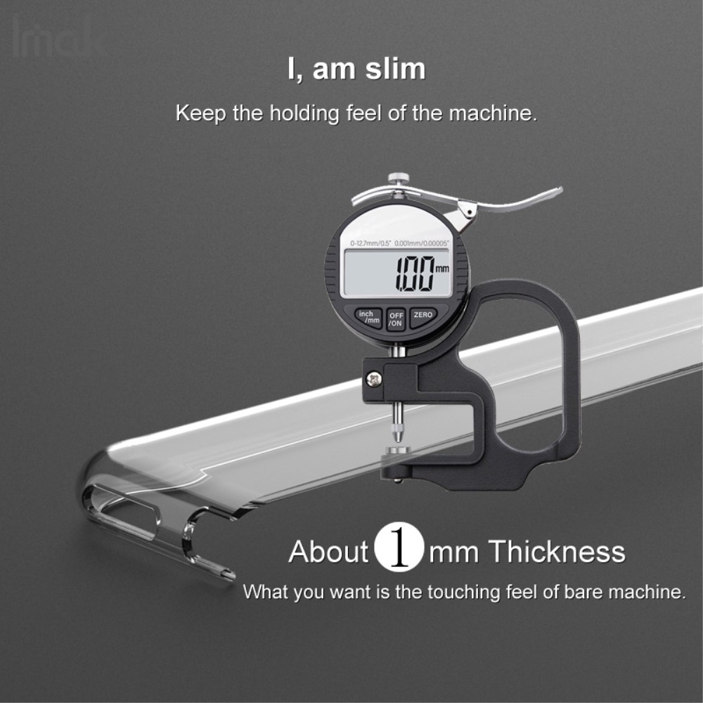 IMAK IMAK Samsung Galaxy S25 Edge Skal Shockproof Transparent - Teknikhallen.se