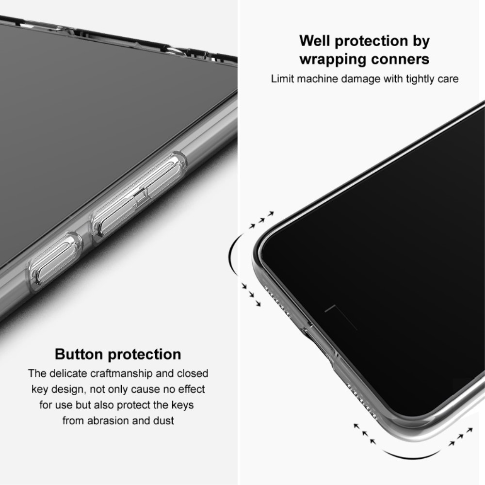 IMAK IMAK Samsung Galaxy S25 Edge Skal Shockproof Transparent - Teknikhallen.se