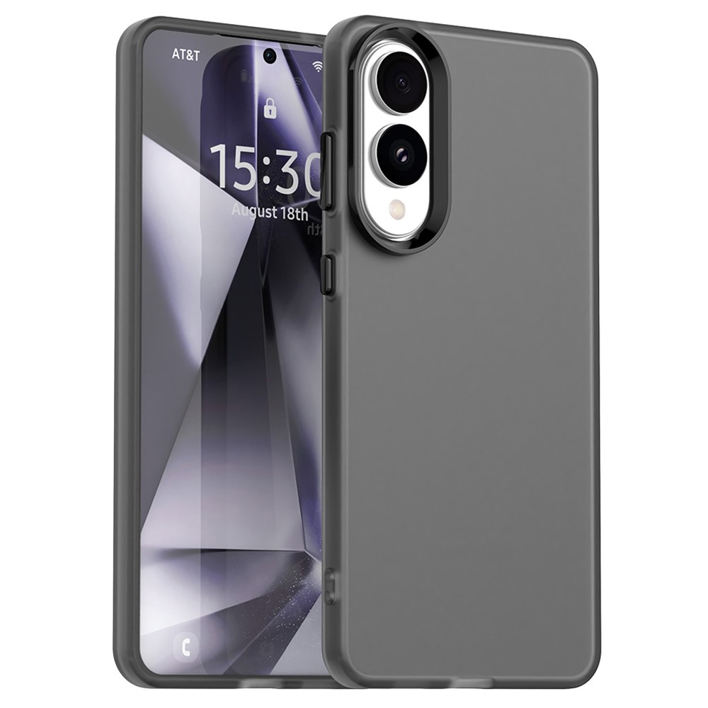  Samsung Galaxy S25 Edge Skal Slim Matt Svart - Teknikhallen.se