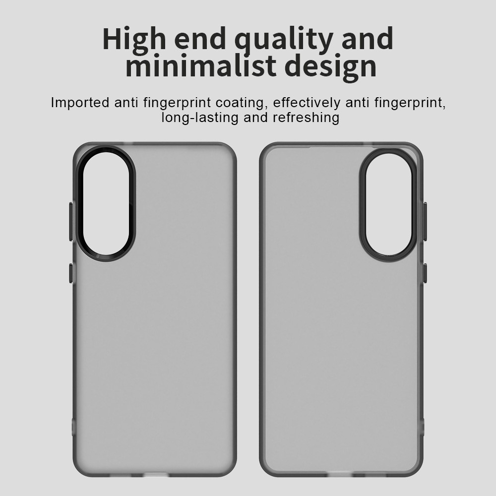 Samsung Galaxy S25 Edge Skal Slim Matt Svart - Teknikhallen.se