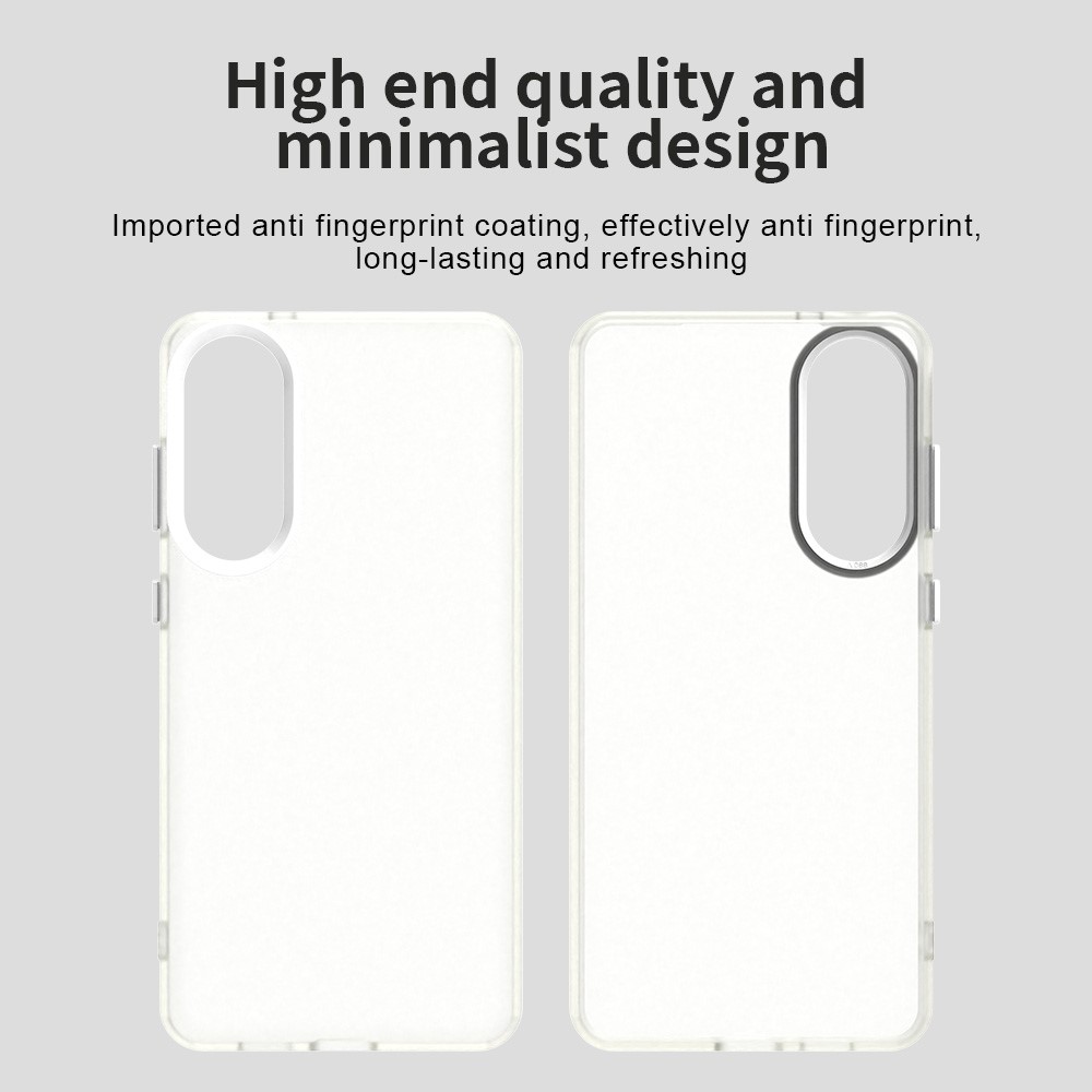  Samsung Galaxy S25 Edge Skal Slim Matt Vit - Teknikhallen.se