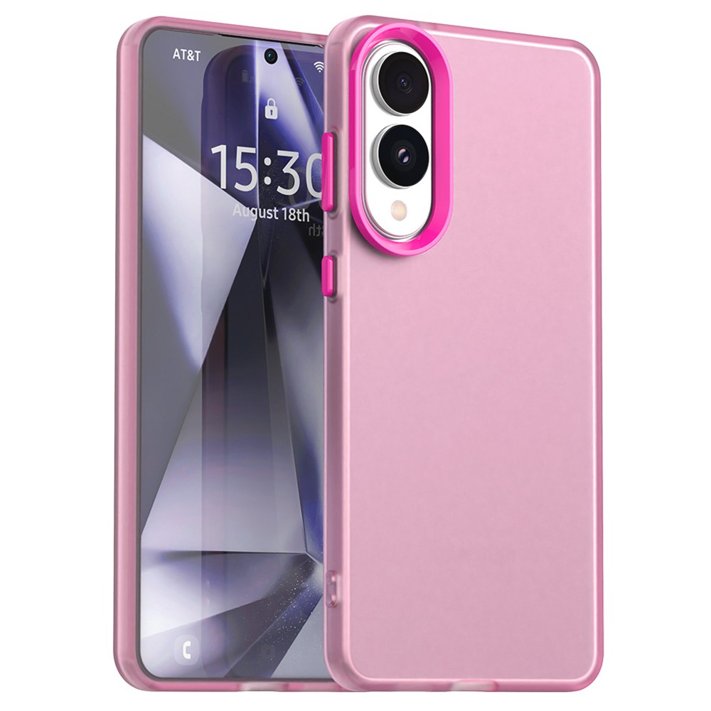  Samsung Galaxy S25 Edge Skal Slim Matt Rosa - Teknikhallen.se