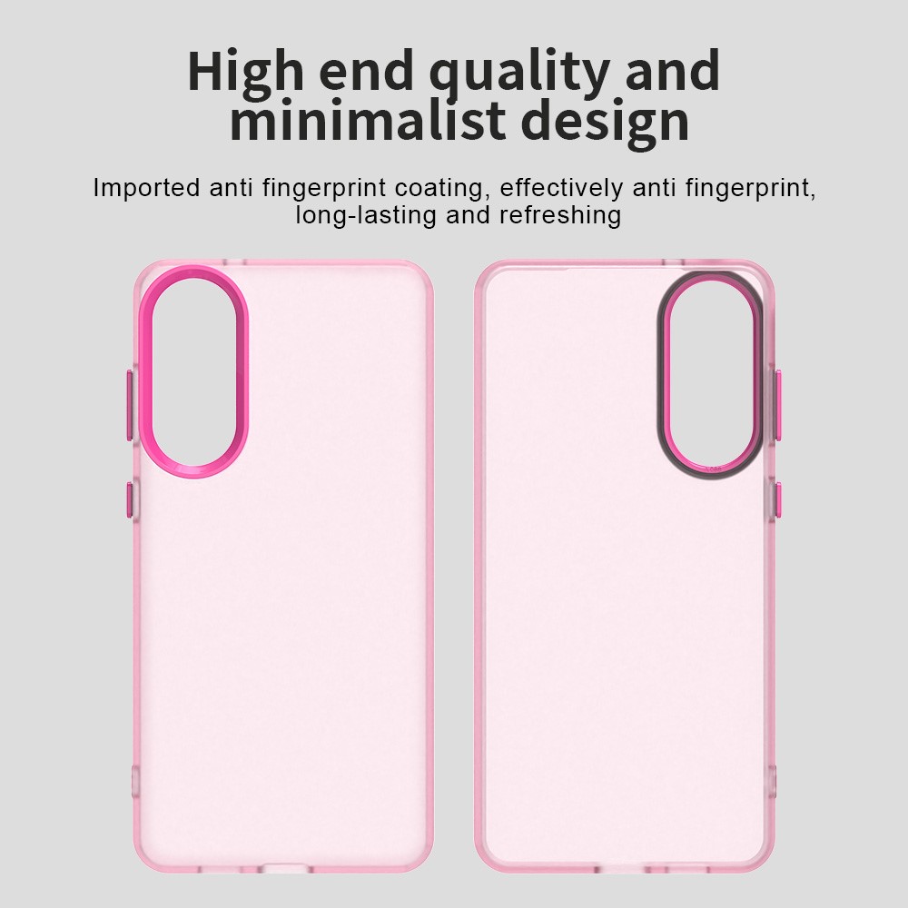 Samsung Galaxy S25 Edge Skal Slim Matt Rosa - Teknikhallen.se